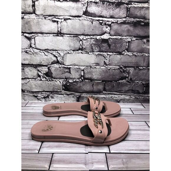 Vince Camuto Evolet Blush Rose Jelly Rubber Thong Sandals Women’s Sz 8M US/39EU - Picture 3 of 16